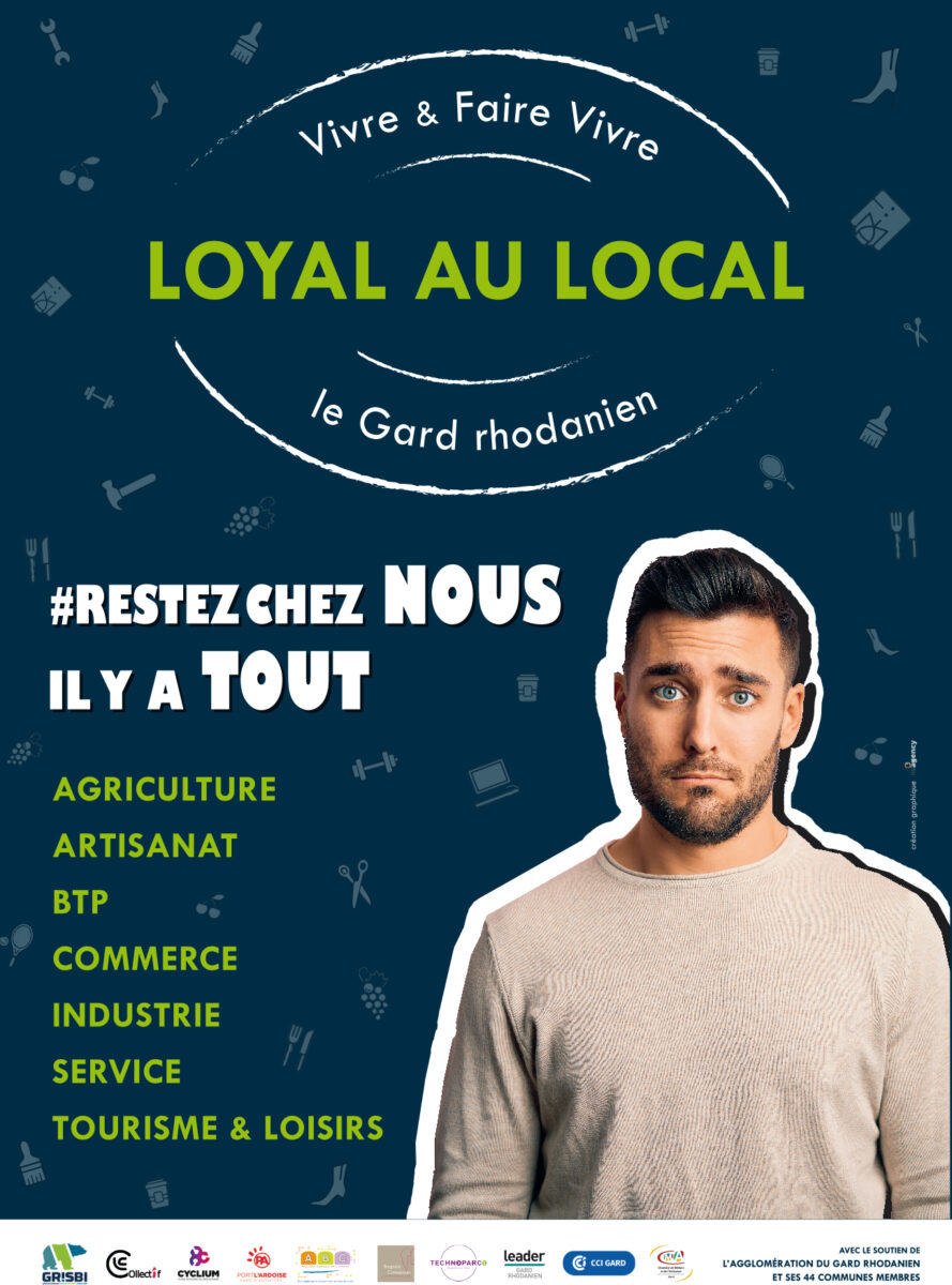 Mobilisation des Acteurs du Gard  rhodanien à travers une grande campagne de publicité sur “l’Achat Local”