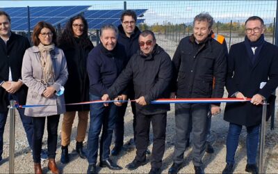 Inauguration du parc solaire « Plateforme Laudun »