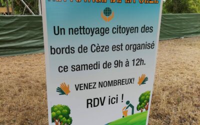 Une grande opération de nettoyage organisée ce samedi à Bagnols sur Cèze