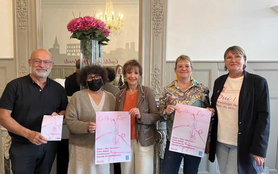 Ce mois d’octobre, Bagnols se revêt de rose pour lutter contre le cancer du sein