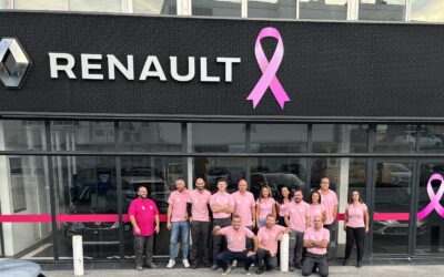 Bagnols : le concessionnaire Renault aux couleurs d’Octobre Rose