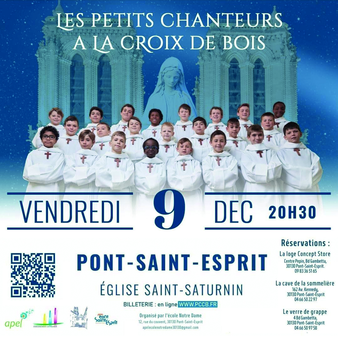 Les chanteurs à la Croix de Bois en tournée à Pont-Saint Esprit