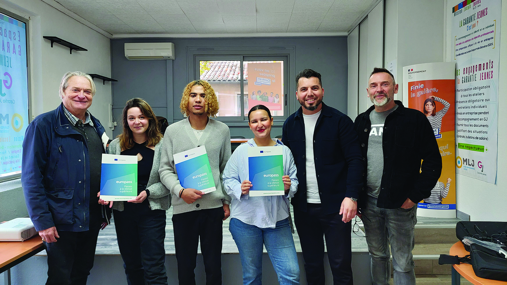 4 jeunes de la Mission Locale des Jeunes Gard rhodanien Uzège, de retour d’Espagne