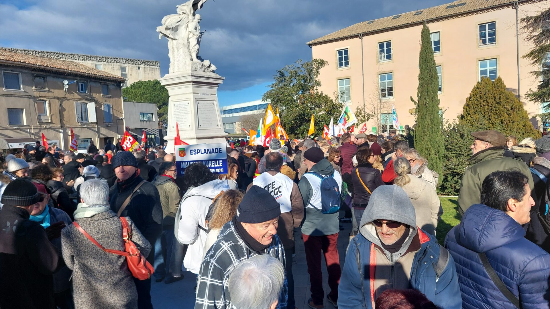 Direct: suivez en temps réel la manifestation contre la réforme des retraites à Bagnols sur Cèze