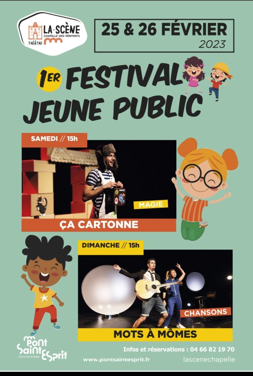 PONT-SAINT-ESPRIT : Le programme du 1er festival Jeune Public dévoilé