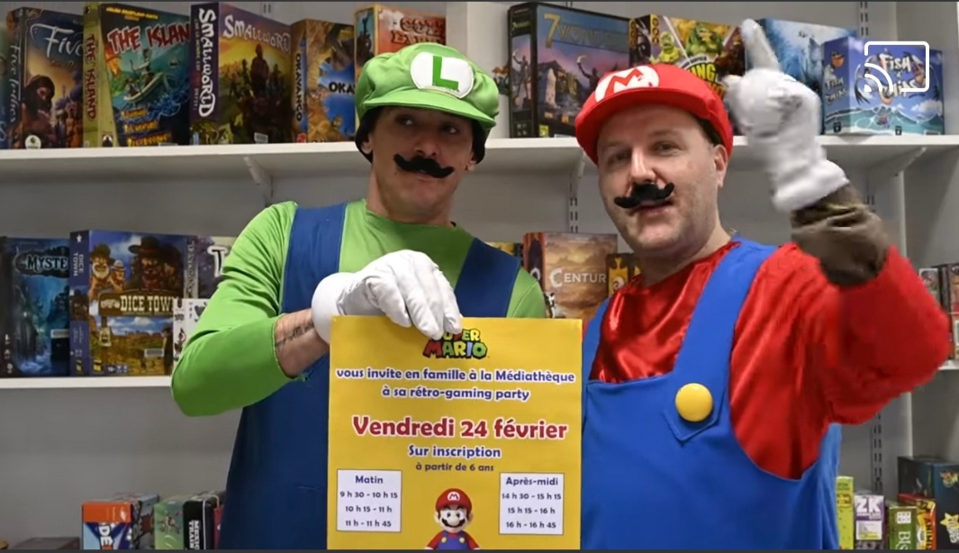 Bagnols : coup de jeune lors de la journée rétro gaming dédiée à Super Mario !