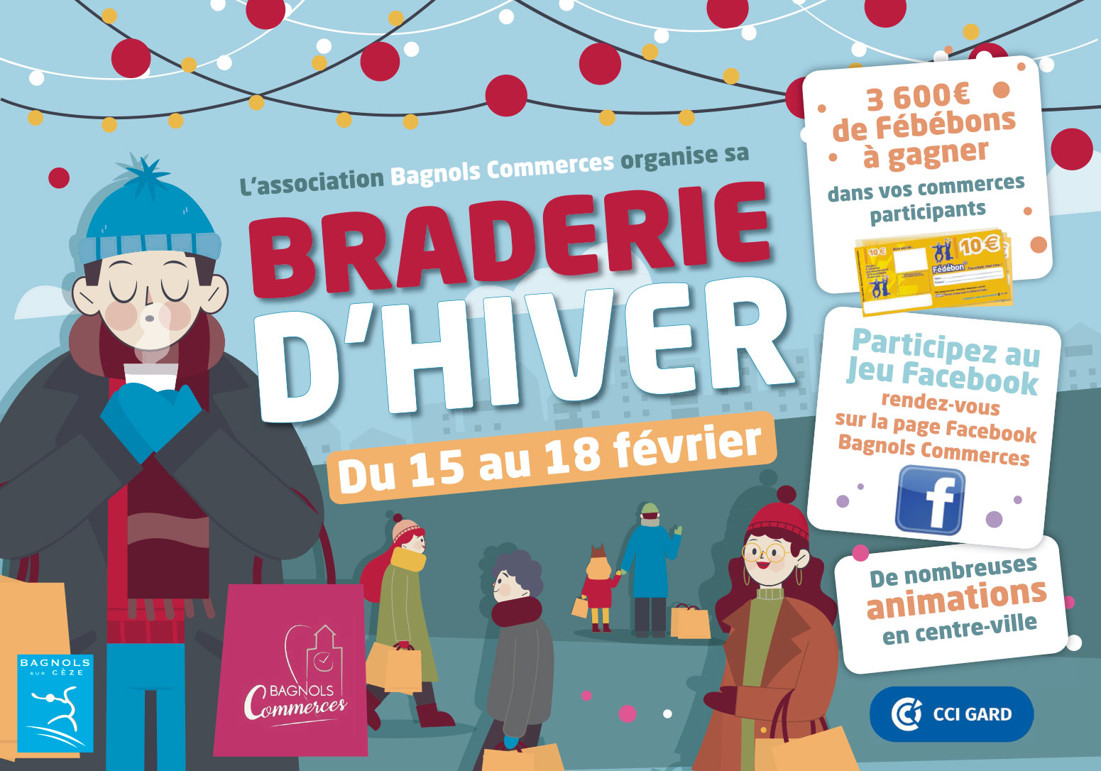 Bagnols-sur-Cèze : une grande braderie d’hiver organisée par les commerçants du 15 au 18 février !