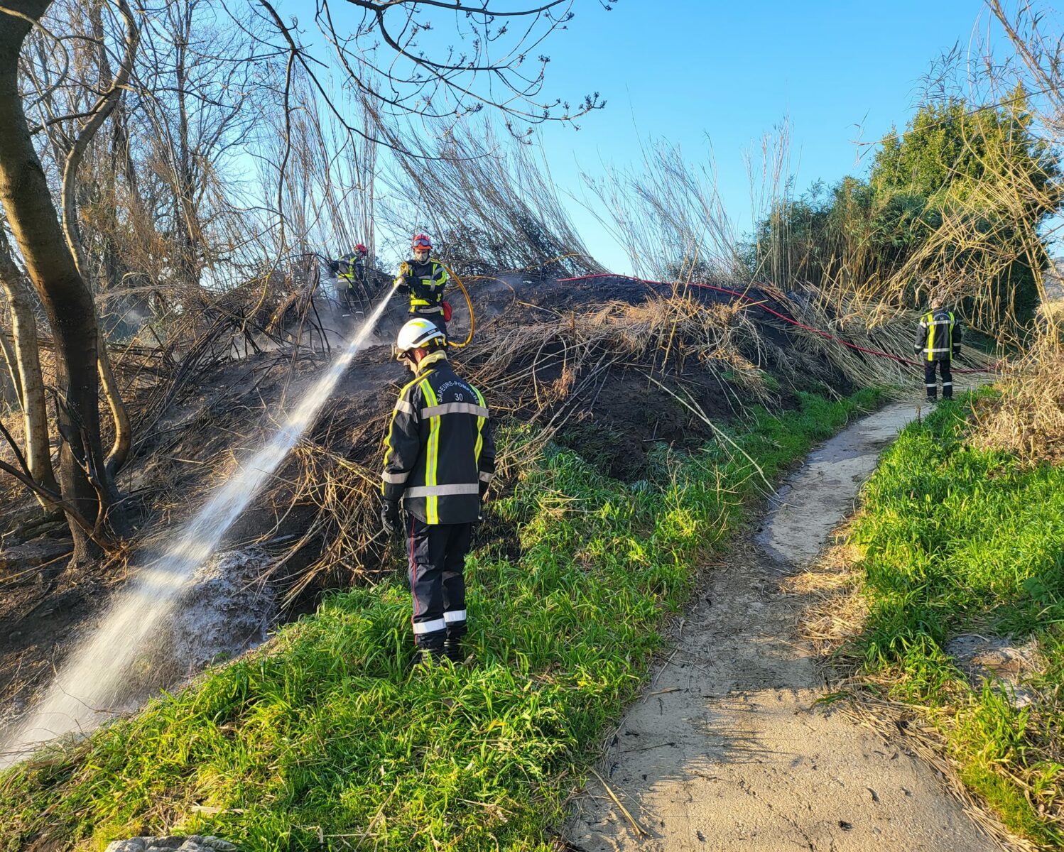 Chusclan : Un incendie se déclenche sur la propriété d’un conseiller départemental