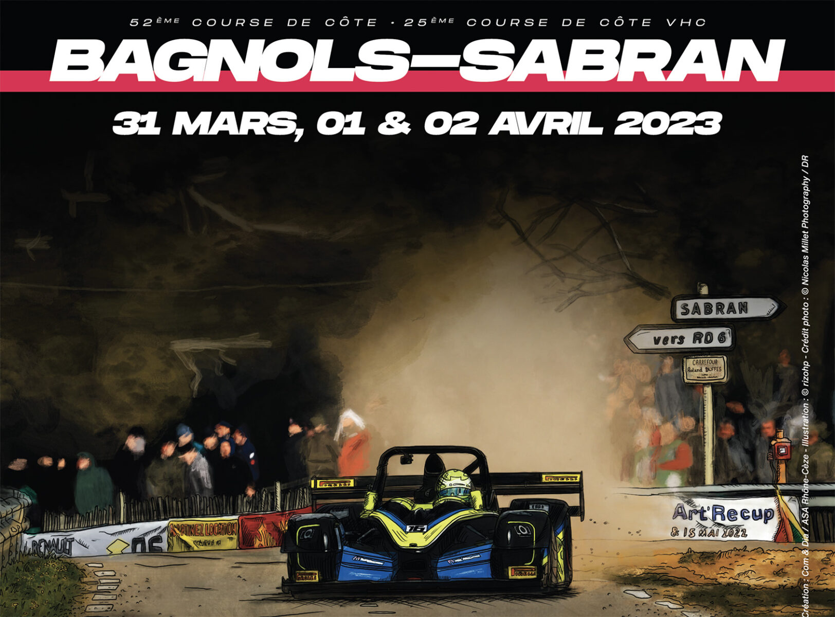 La 52eme édition de la Course de Côte de Bagnols-Sabran, un évènement incontournable pour les passionnés de sport auto