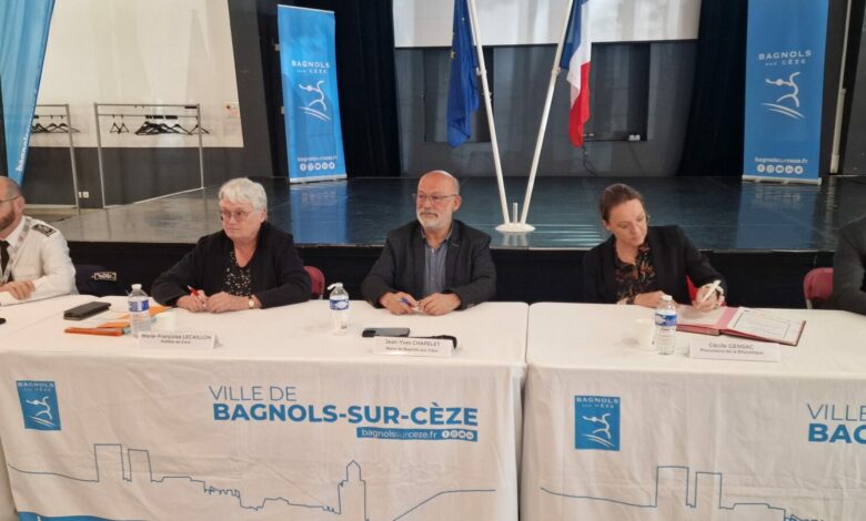 Bagnols-sur-Cèze : signature de la stratégie territoriale de sécurité et de prévention (STSPD)