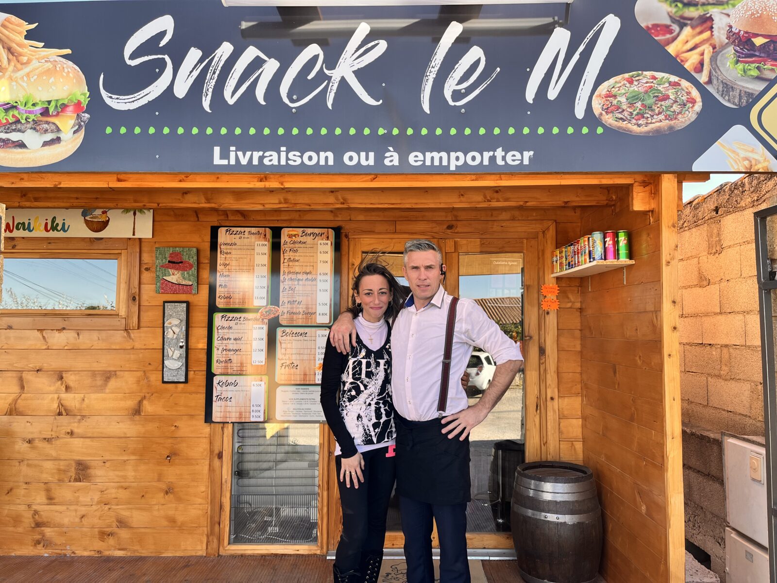 ST-VICTOR-LA-COSTE : Vanessa et Nicolas vous accueillent dans leur “Snack le M”