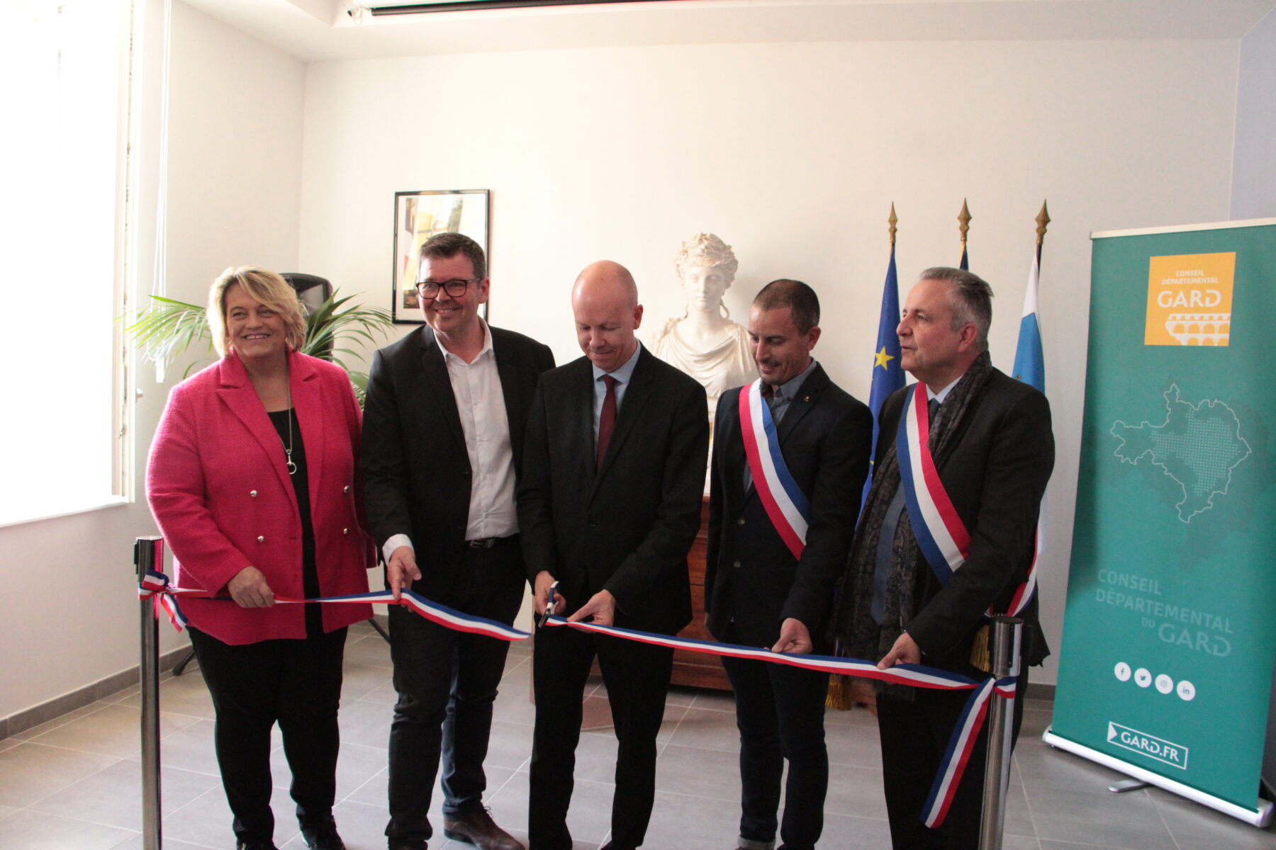 Lirac : Une mairie annexe inaugurée, un lieu de proximité et de lien avec les administrés