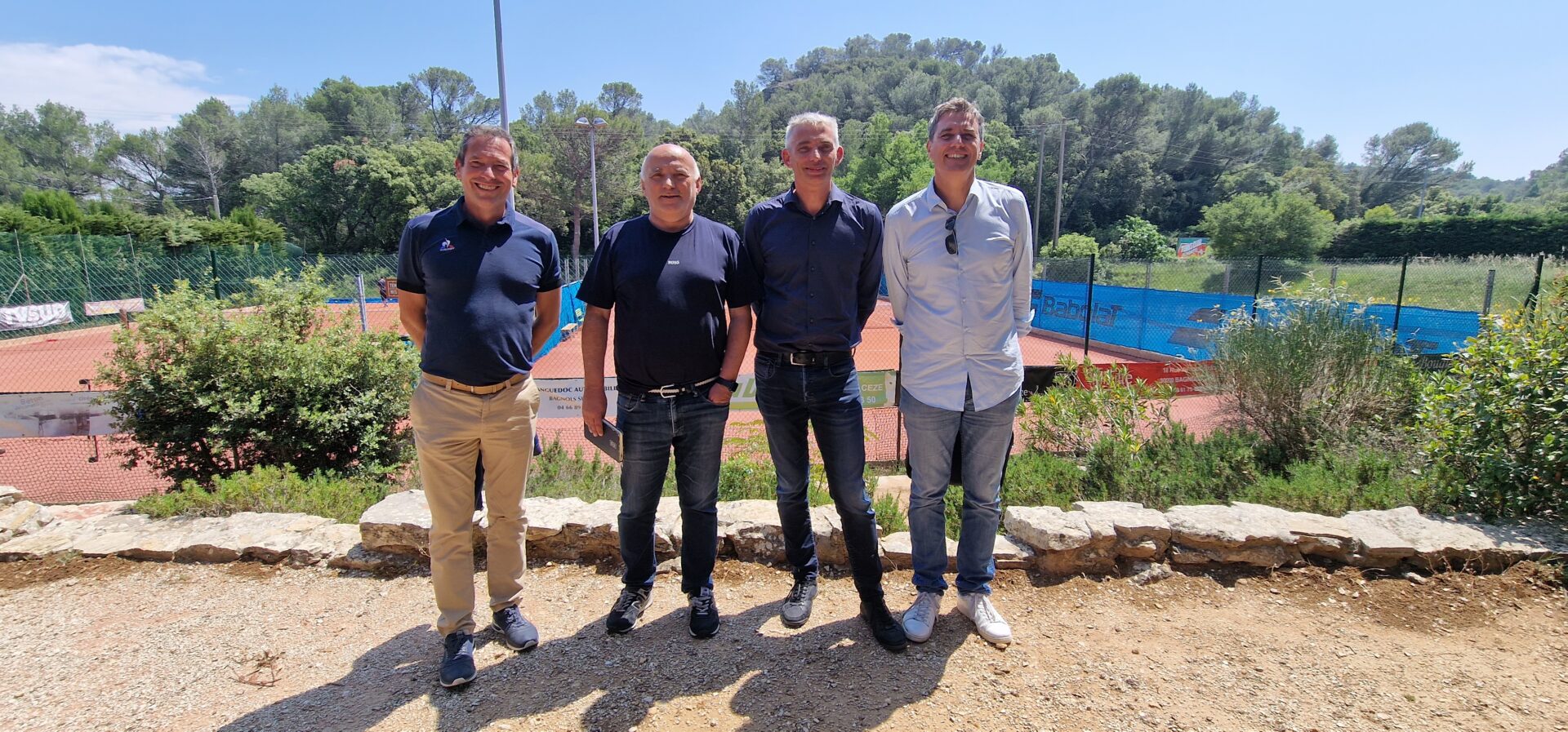 Bagnols : Le Tennis Club des Roquettes a reçu le président de la ligue Occitanie de Tennis 