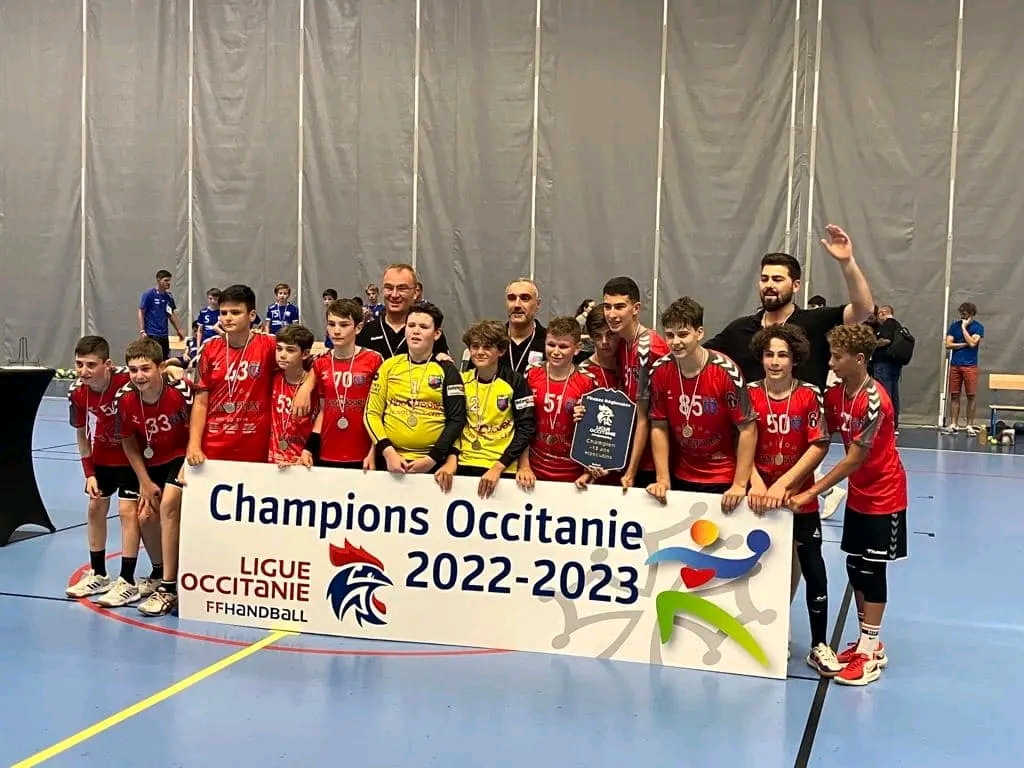 Le HBGR champion d’Occitanie U13