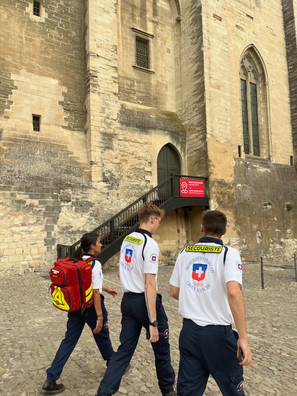 La Croix Blanche assure les premiers secours au Festival d’Avignon