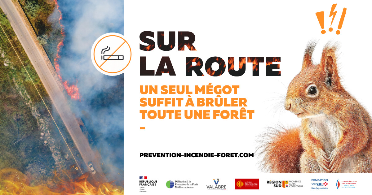 La Région Occitanie lance une campagne de sensibilisation sur les dégâts des feux de forêts aux côtés de l’Entente Valabre