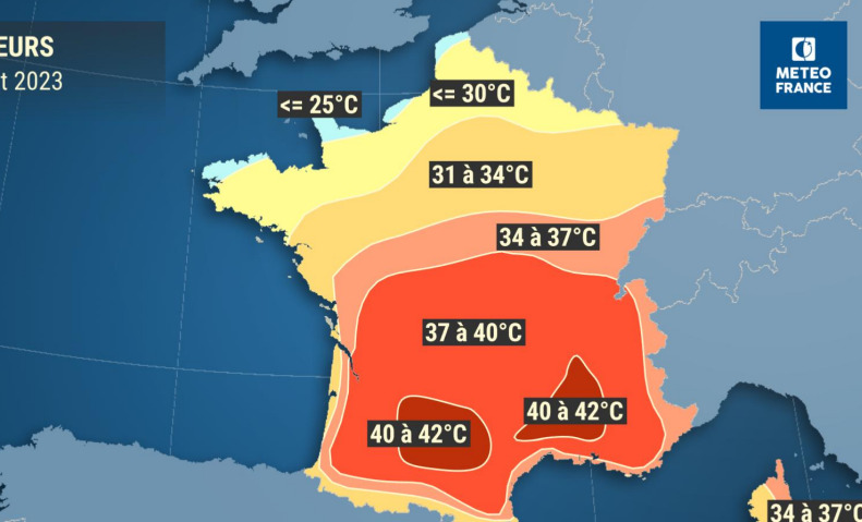 Canicule : Le département du Gard en vigilance rouge