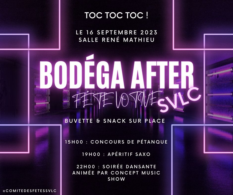 ST-VICTOR-LA-COSTE : Le comité des fêtes joue les prolongations avec la Bodéga after Fête Votive !