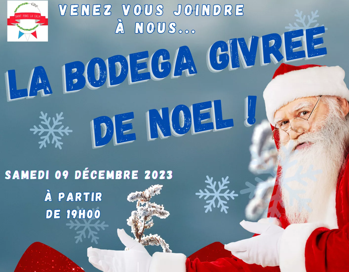 ST-PONS-LA-CALM : Venez bouger avec le comité des fêtes pour la Bodéga Givrée de Noël !