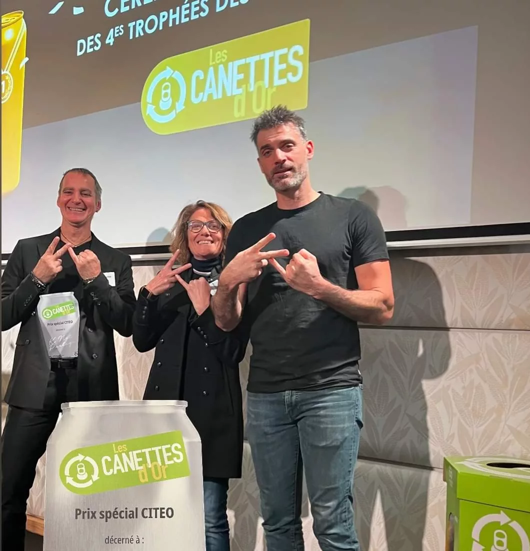 Le prix de la Canette d’Or remis à l’association Knet Partage avec une mention spéciale de Citeo