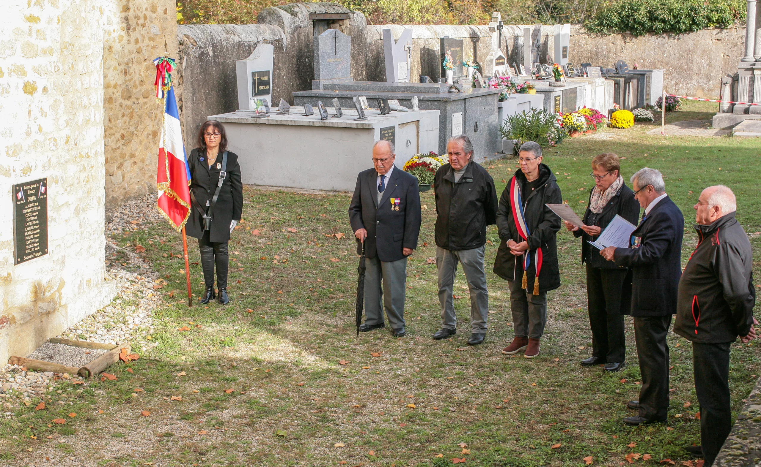 Sabran : retour sur la cérémonie du 1er novembre 