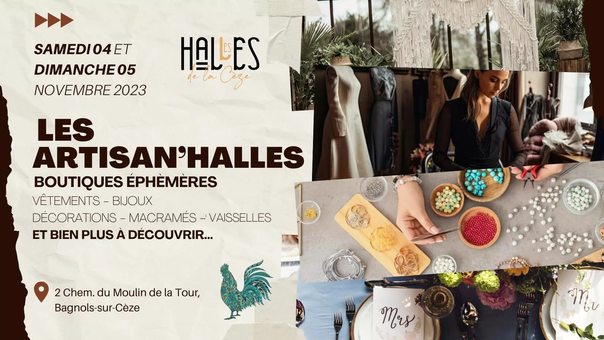 Bagnols-sur-Cèze : Les Halles organisent leur premier marché d’artisans