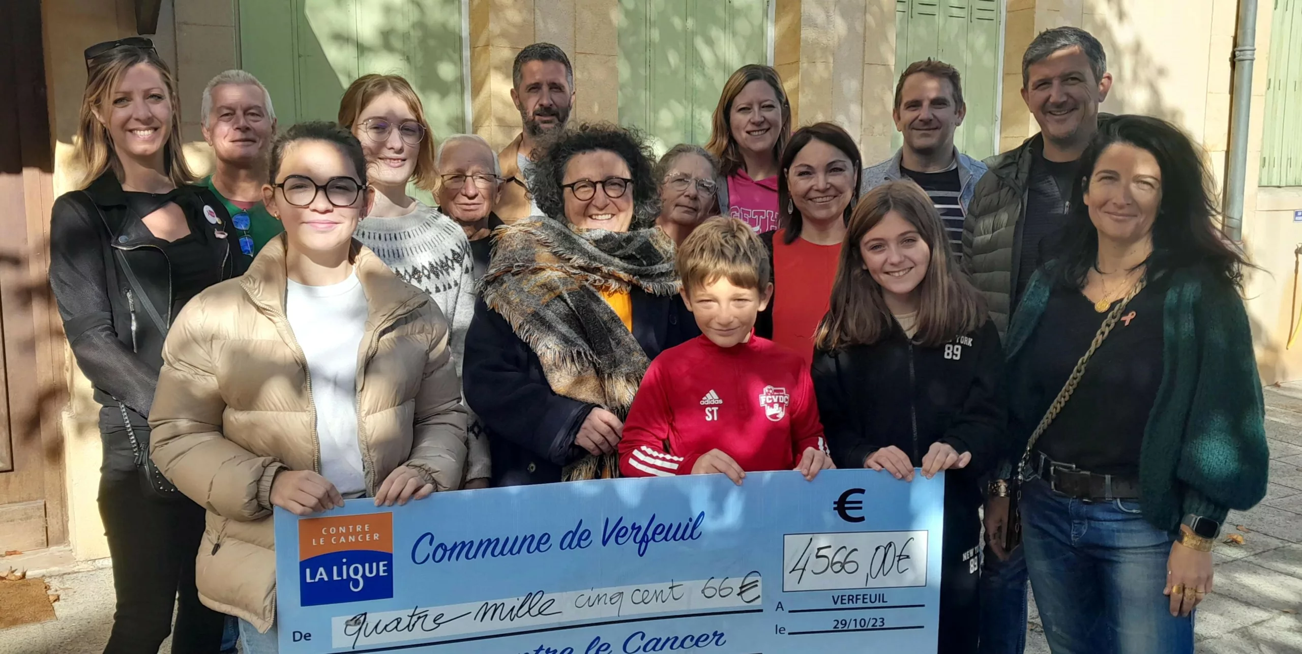 VERFEUIL : 4500 € collectés en faveur de la Ligue contre le cancer