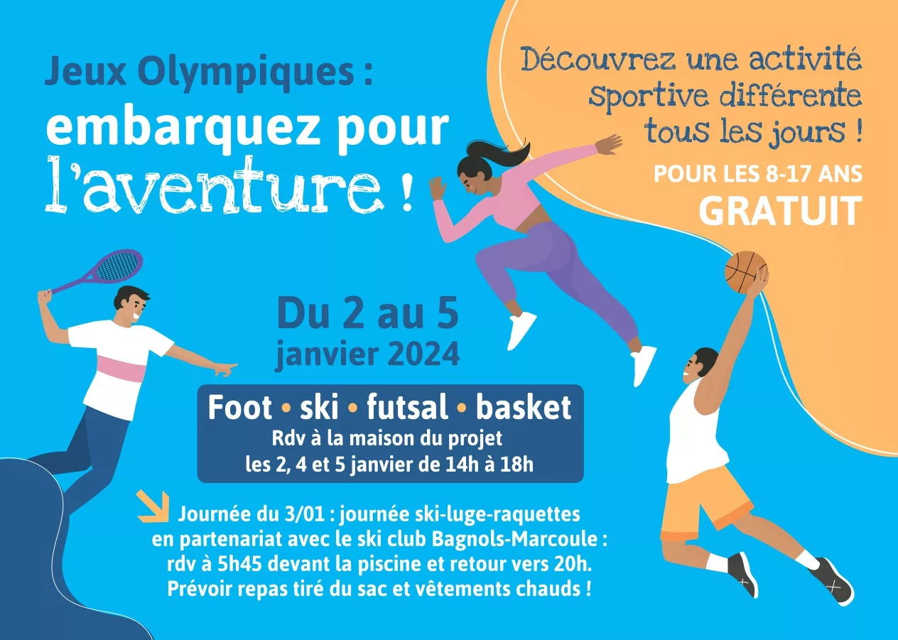 Bagnols-sur-Cèze : Trois semaines de découverte des sports olympiques pour les jeunes bagnolais, et une journée gratuite au ski !