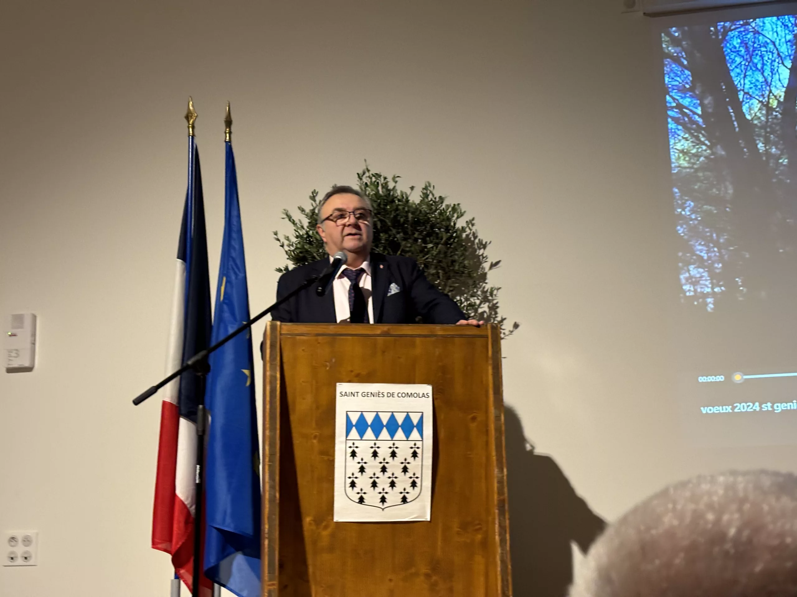 Saint Genies de Comolas : Olivier Jouve présente ses voeux et annonce sa candidature aux Municipales de 2026