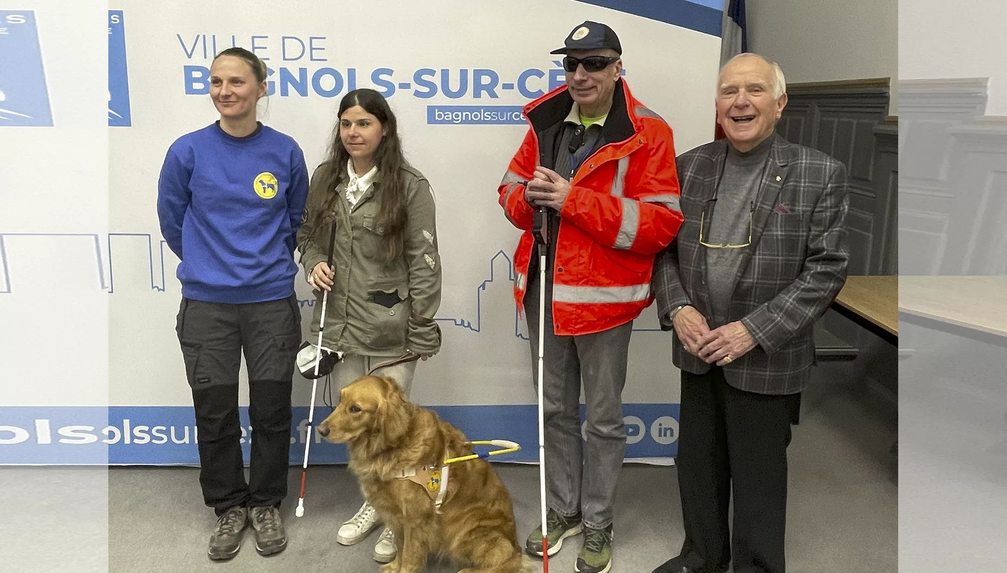 BAGNOLS-SUR-CEZE : Tonka, chien guide, tient désormais compagnie à Florence