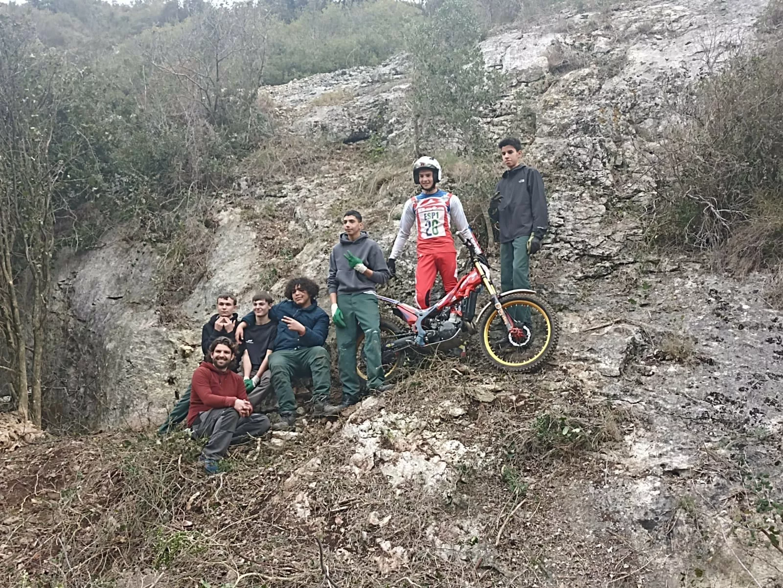 GOUDARGUES : superbe partenariat entre le Moto Club Bagnolais et l’IME des Hamelines