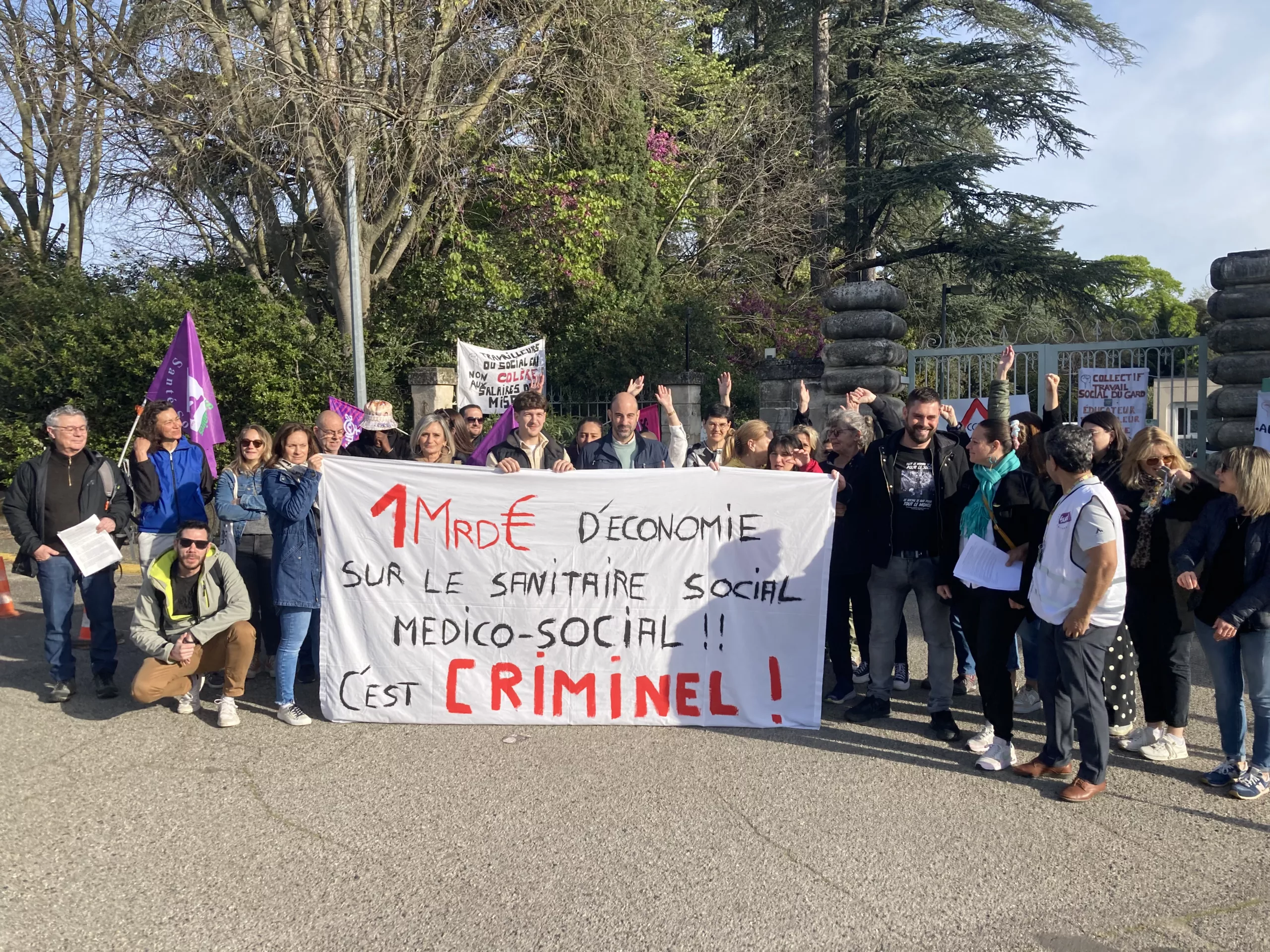 Pont-Saint-Esprit Les salariés de l’IME La Barandonne en grève pour “dire non aux conditions de prise en charge tendues”