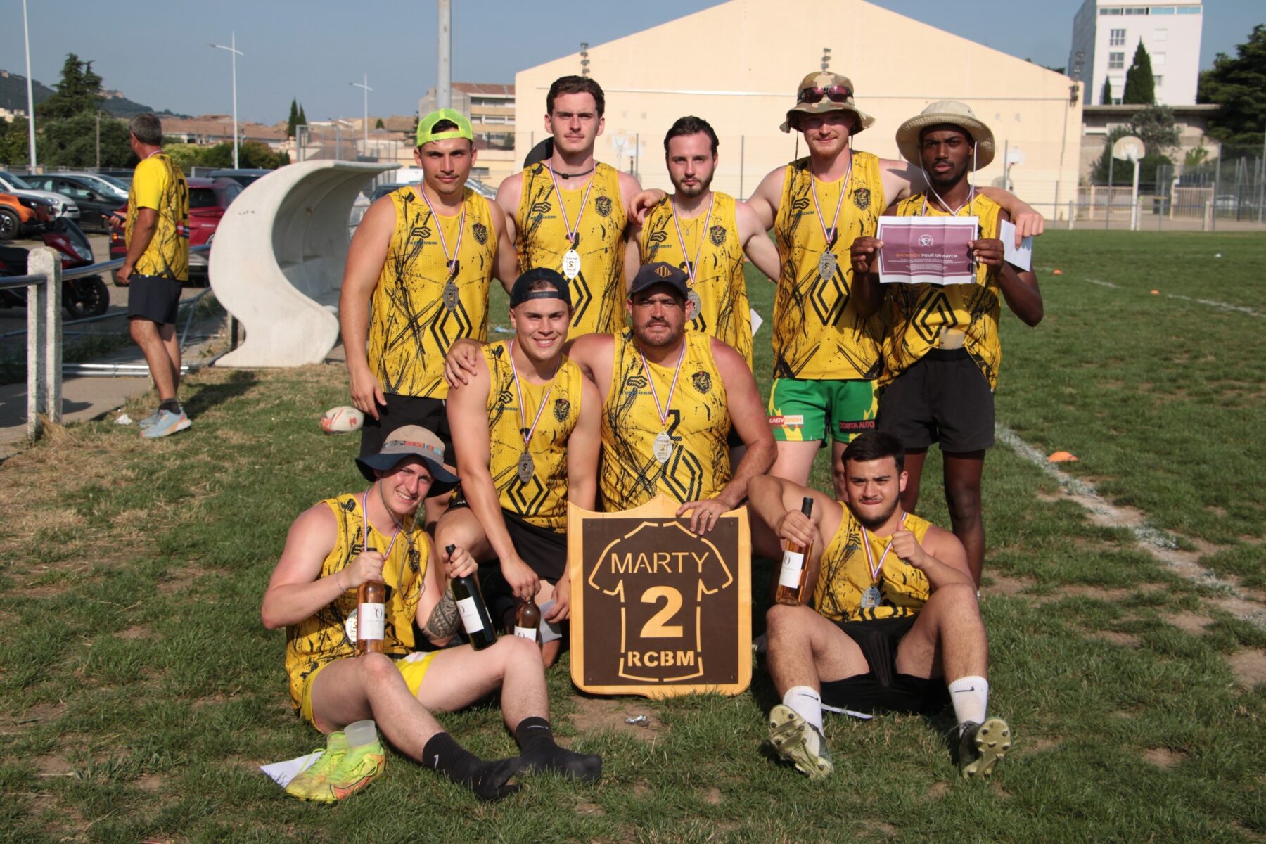 Bagnols-sur-Cèze : le Rugby Club Bagnols-Marcoule organise la deuxième édition du tournoi de rugby touché en hommage à Marty, joueur décédé tragiquement en 2022