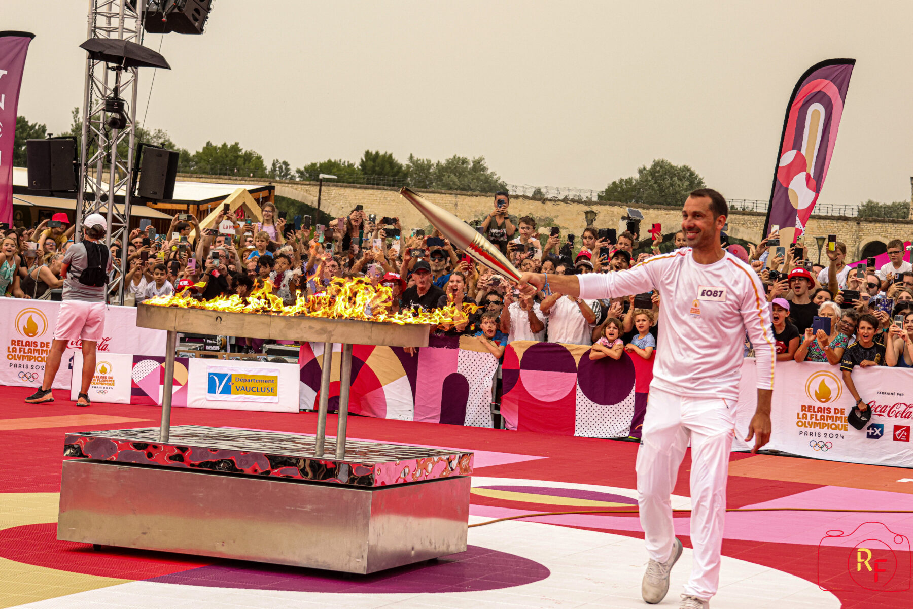 Retour en Images : la flamme Olympique chez nos voisins vauclusiens