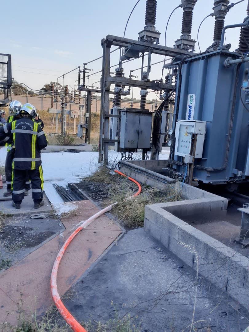 Laudun-L’Ardoise : un câble d’alimentation d’un four de l’entreprise Ferropem déclenche un incendie