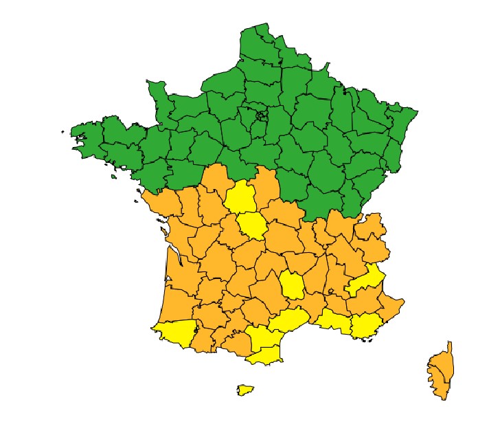 Météo : le Gard placé en vigilance orange canicule ce lundi