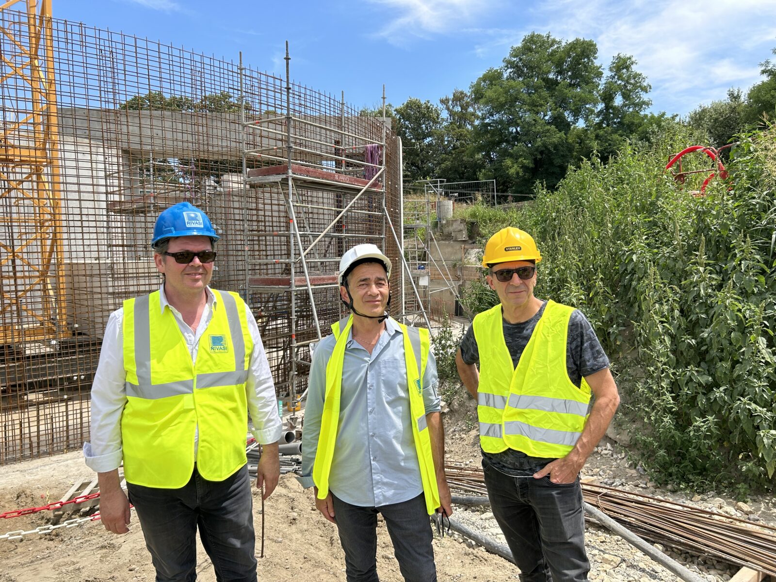 Pont-Saint-Esprit : les élus locaux en visite de chantier à la station d’épuration qui sera mise en service en 2025