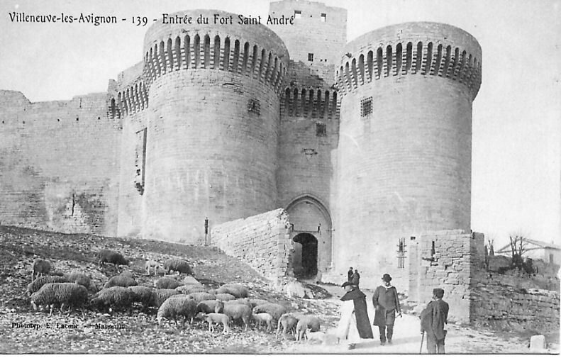 L’image du mardi : retour dans le passé, le Fort Saint André de Villeneuve les Avignon