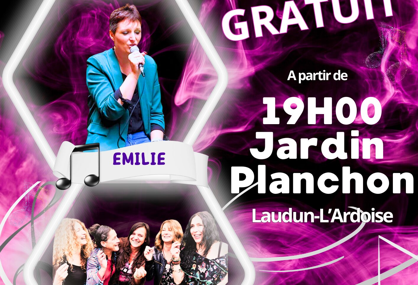 Laudun-L’Ardoise : le Jardin Planchon accueille deux groupes pour une soirée musicale le 6 août