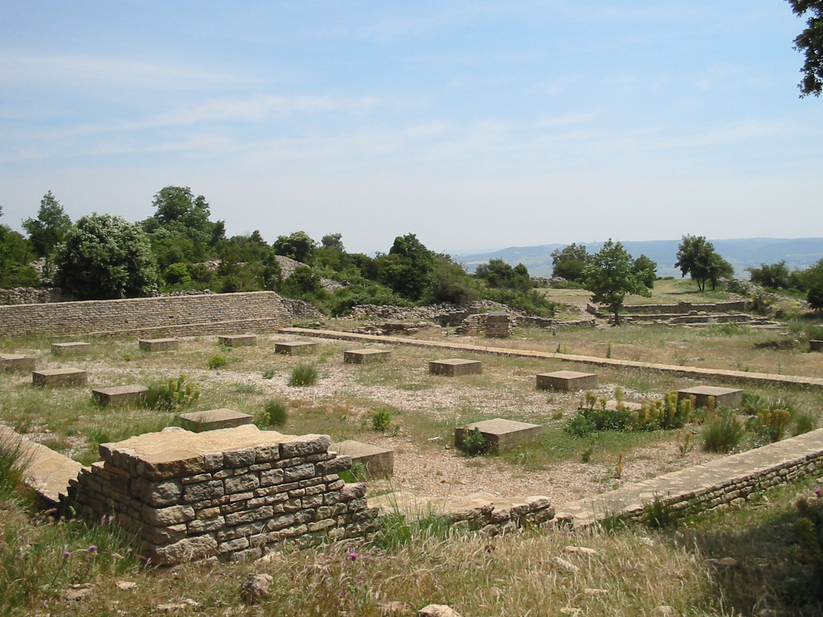 L’oppidum gallo-romain du Camp de César à Laudun-l’Ardoise