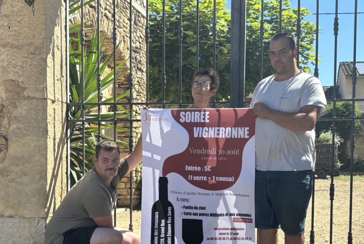 Saint-Etienne-des-Sorts : fort de la réussite de sa première soirée des chefs, la famille Gérus organise une paëlla vigneronne au domaine des Jonquiers