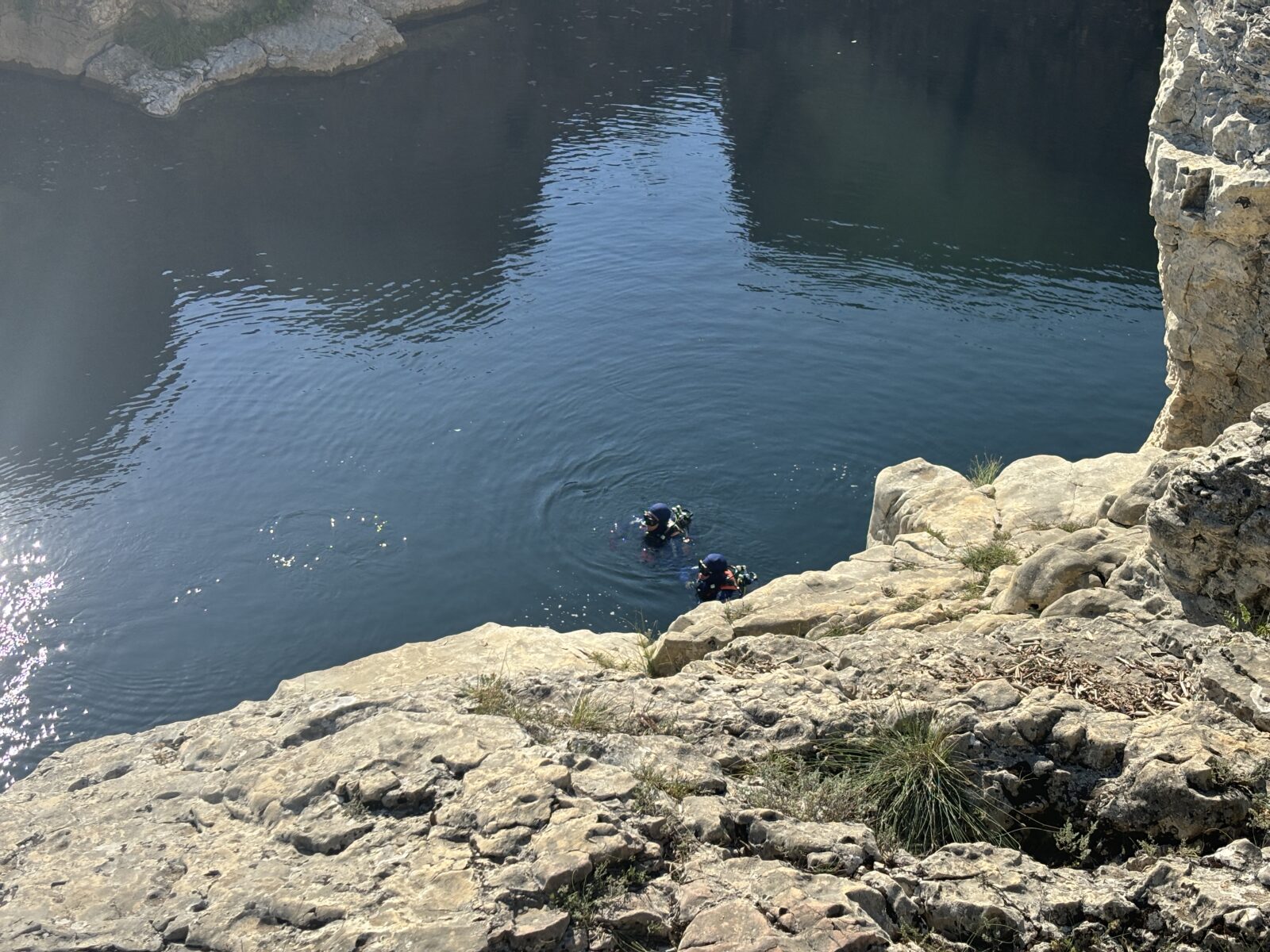 Cascades du Sautadet : les recherches menées par les plongeurs de la gendarmerie prendront fin à midi