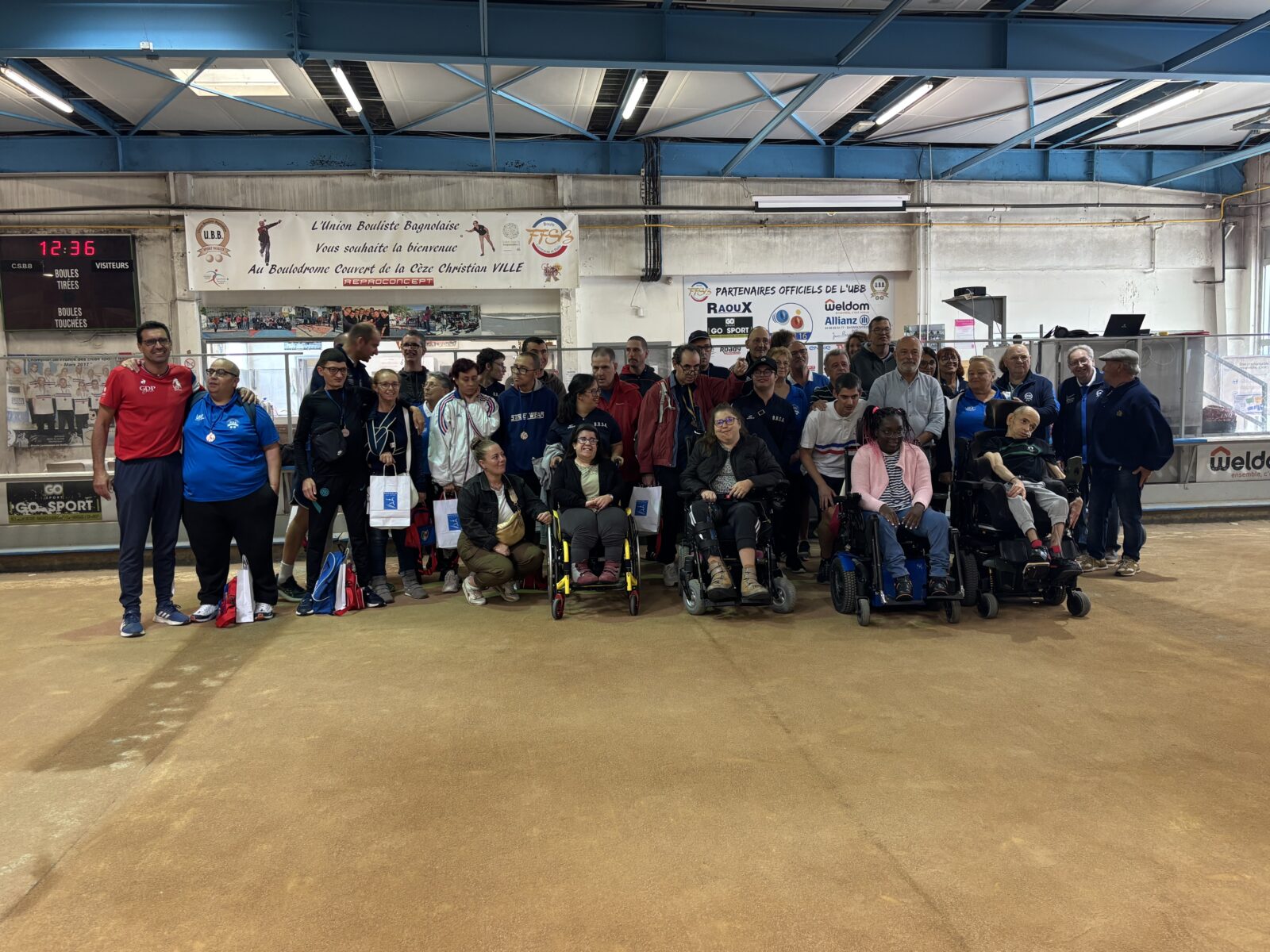 Bagnols-sur-Cèze : la section « Boule Ensemble » de sport boules sport adapté largement récompensée aux championnats de France