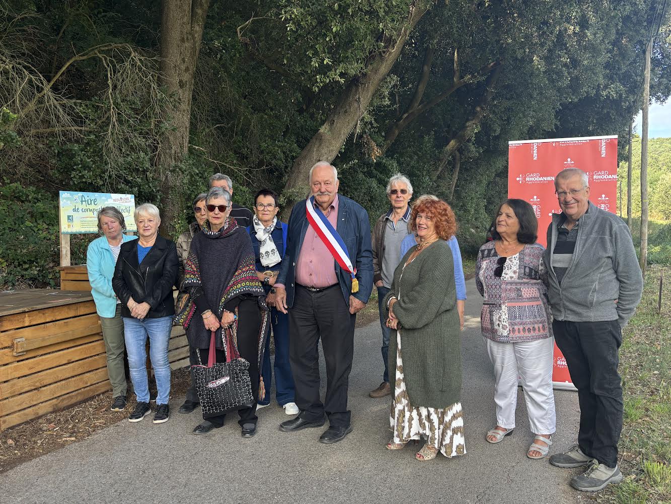 La Roque-sur-Cèze Cèze : une nouvelle aire de compostage collectif inaugurée