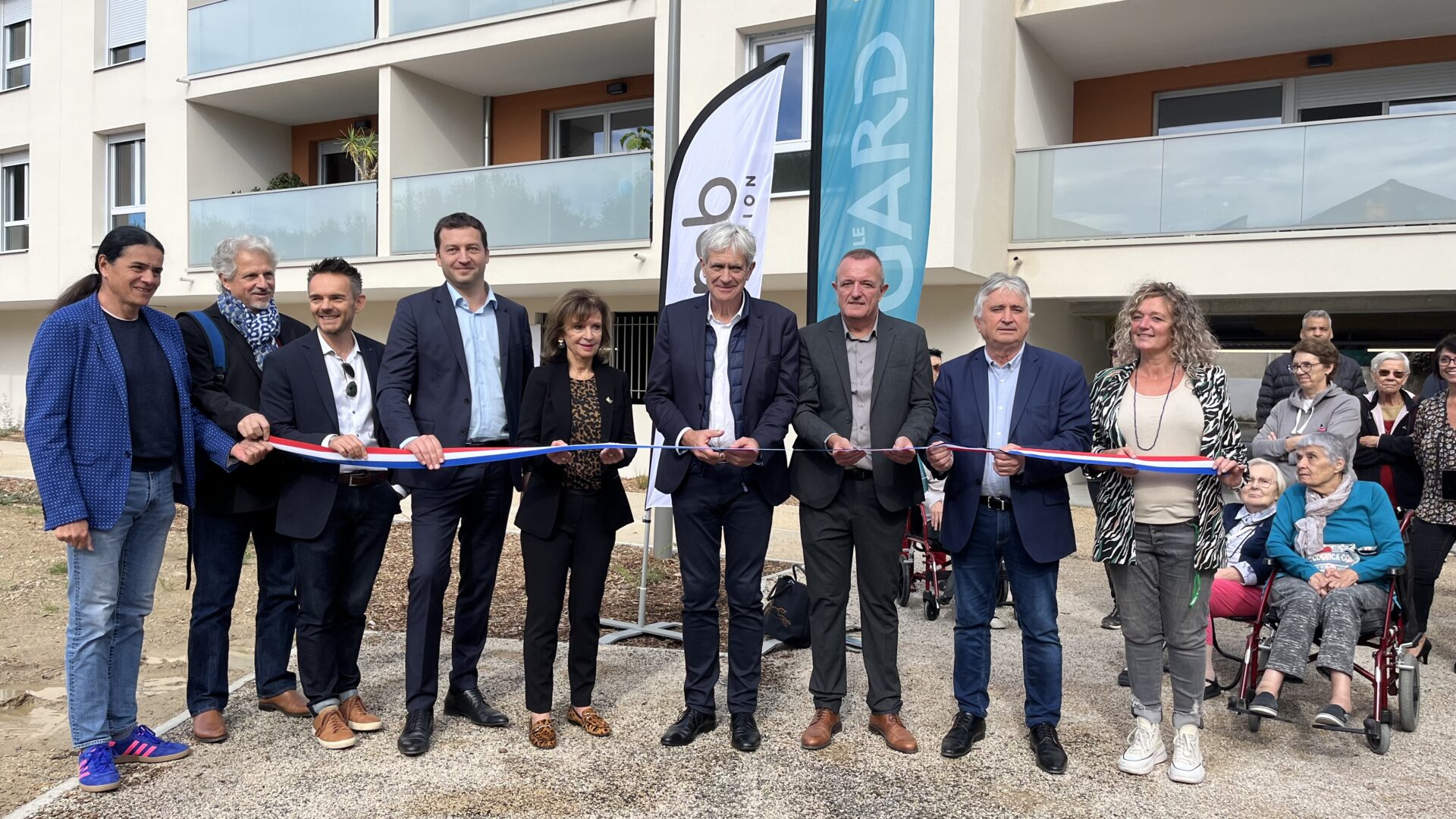 Bagnols-sur-Cèze : la résidence intergénérationnelle Les Vignes inaugurée en présence des habitants