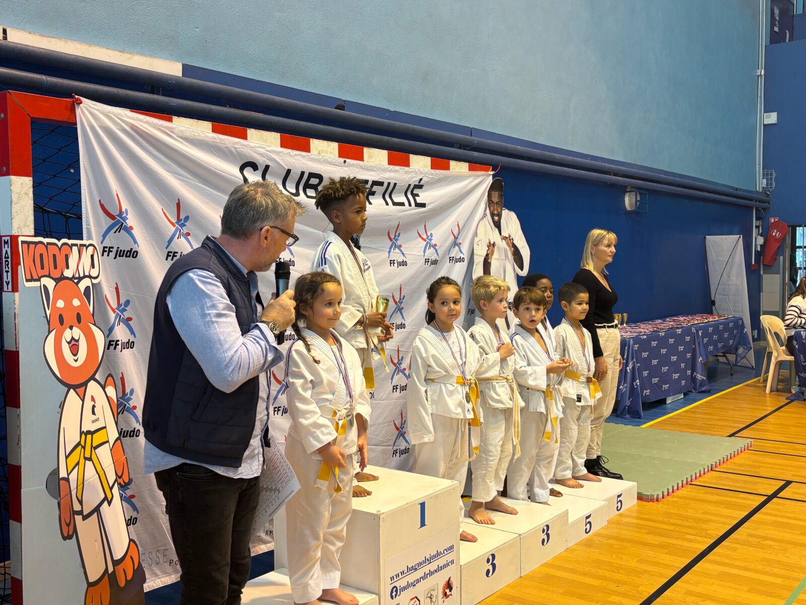 Bagnols-sur-Cèze : plus de 200 judokas de 4 à 9 ans sur le tatami pour les interclubs