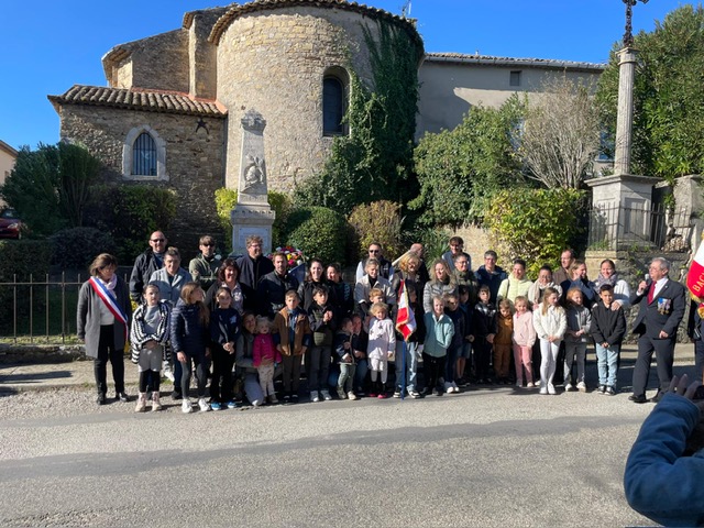 Saint-André-d’Olérargues a honoré ses héros avec le Souvenir Français de Sabran