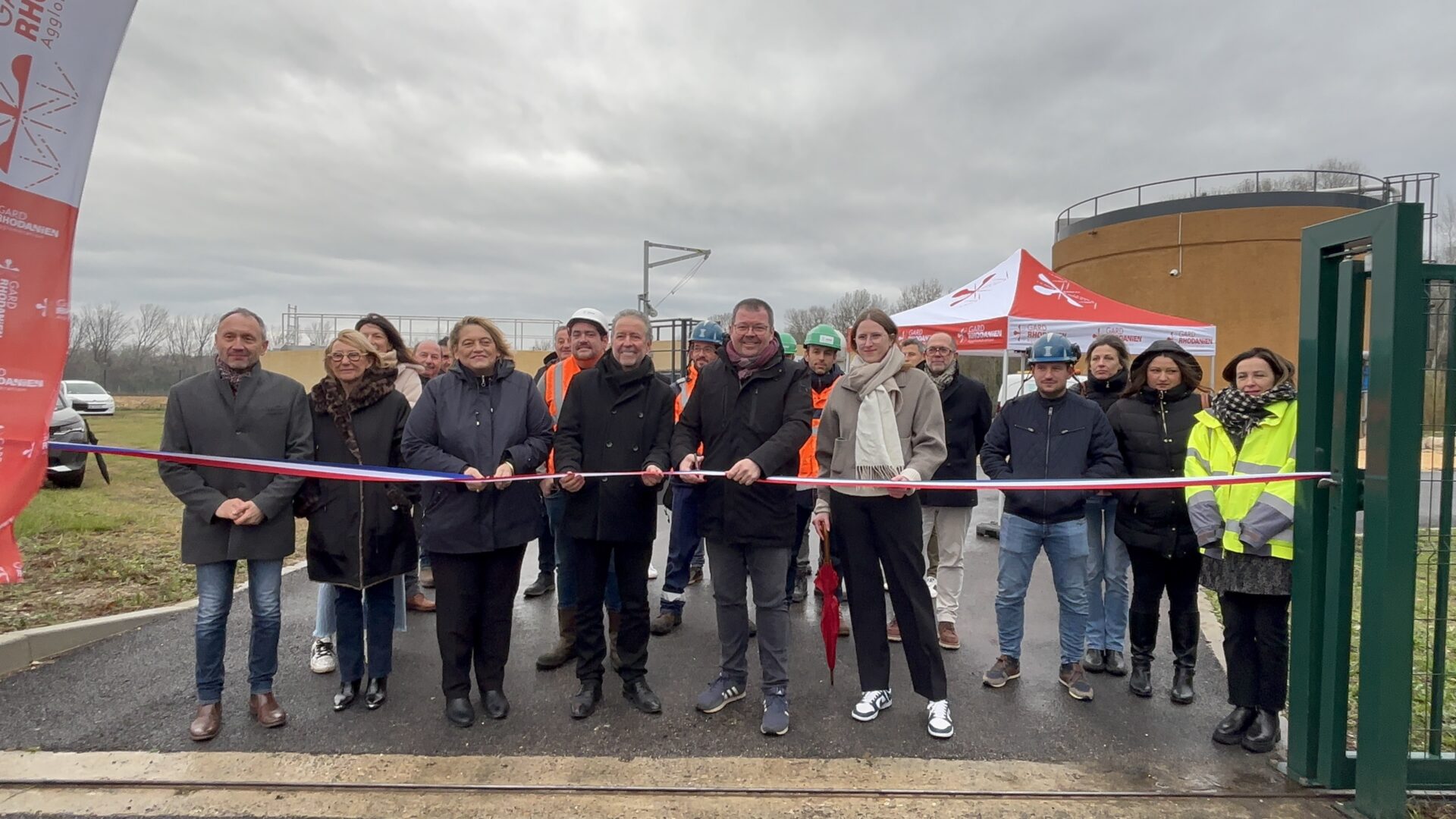 Laudun-L’Ardoise : Inauguration de la nouvelle station d’épuration