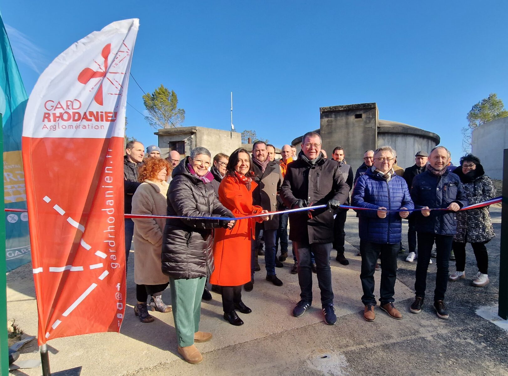 Sabran : le nouveau réservoir d’eau potable du Palus a été inauguré