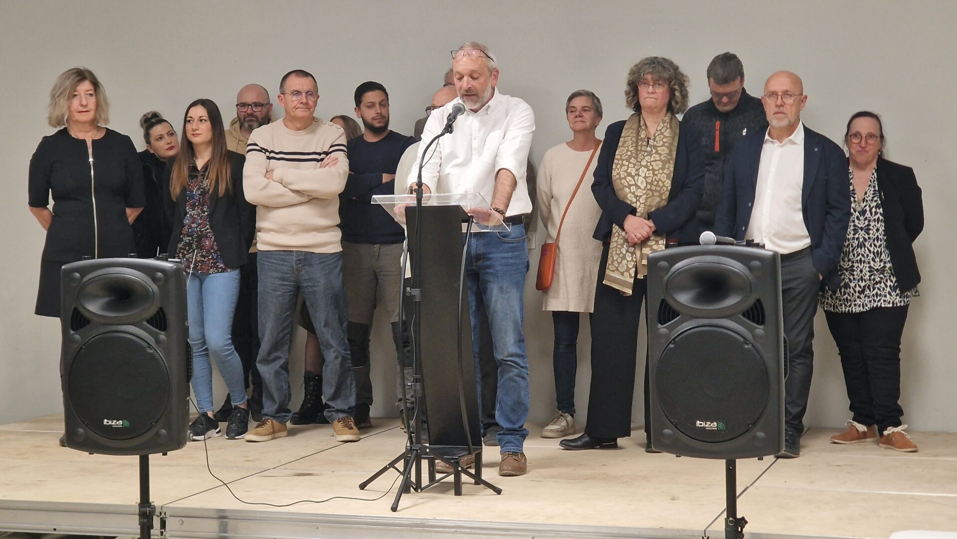 Saint-Étienne-des-Sorts : le maire Stéphane Marcellin présente ses vœux à la population